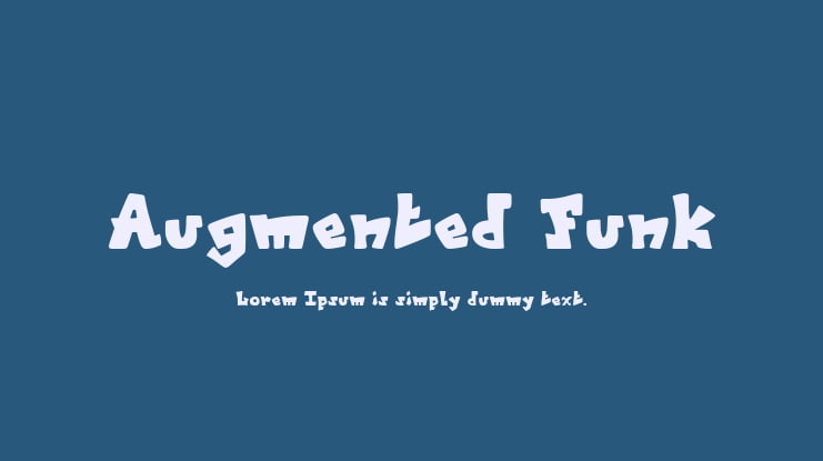 Augmented Funk Font
