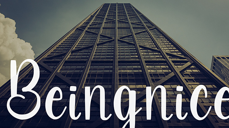 Beingnice Font