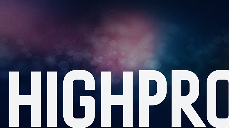 Highpro Font