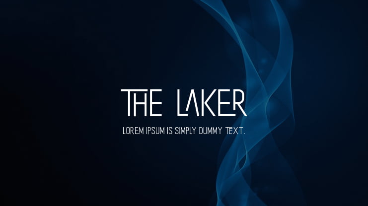 The Laker Font
