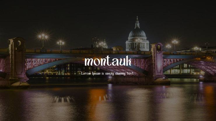 montauk Font