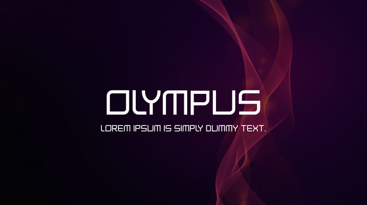 Olympus Font
