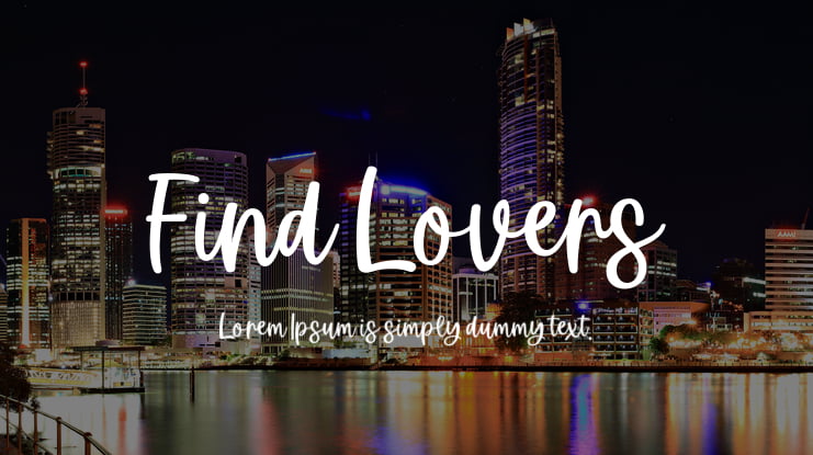 Find Lovers Font