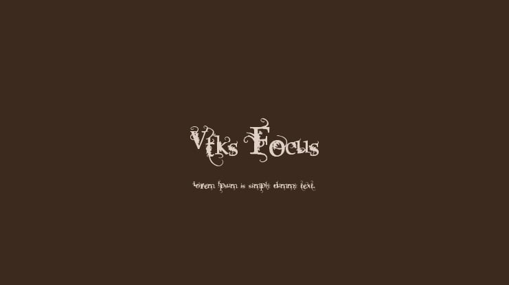 Vtks Focus Font