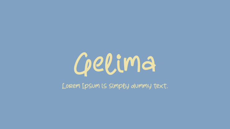 Gelima Font