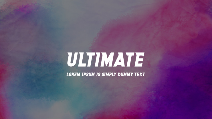 Ultimate Font