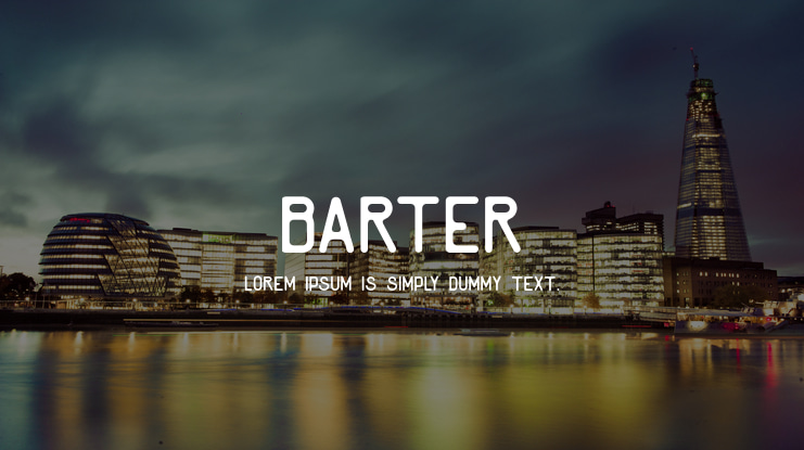 Barter Font