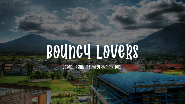 Bouncy Lovers Font