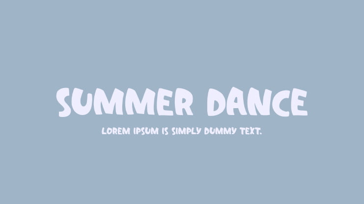 Summer Dance Font