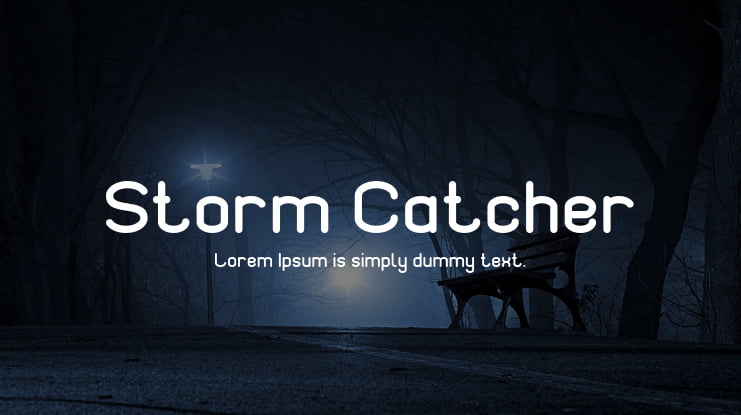 Storm Catcher Font