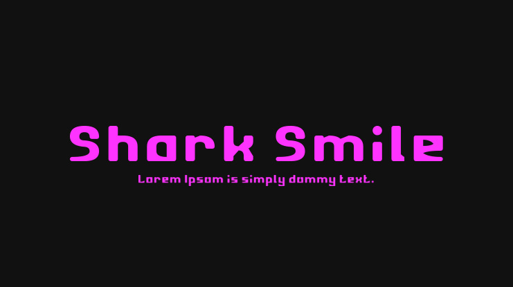 Shark Smile Font
