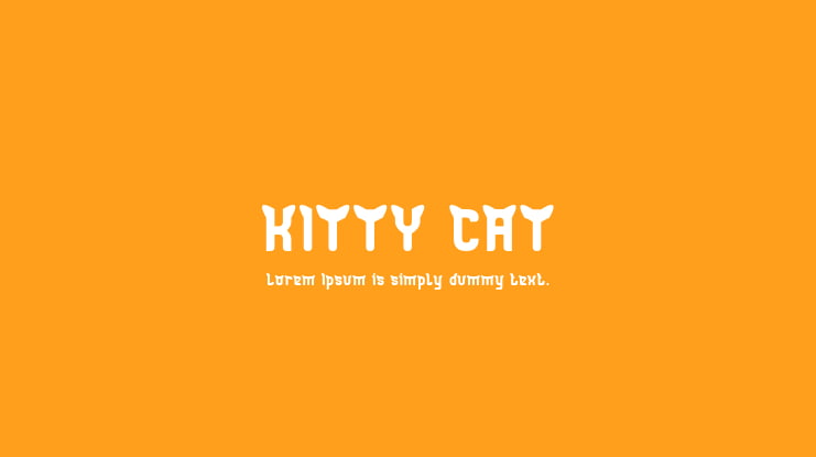 KITTY CAT Font