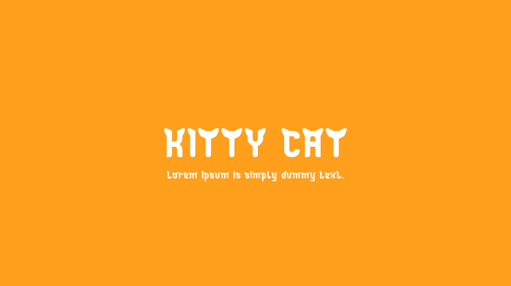 KITTY CAT Font