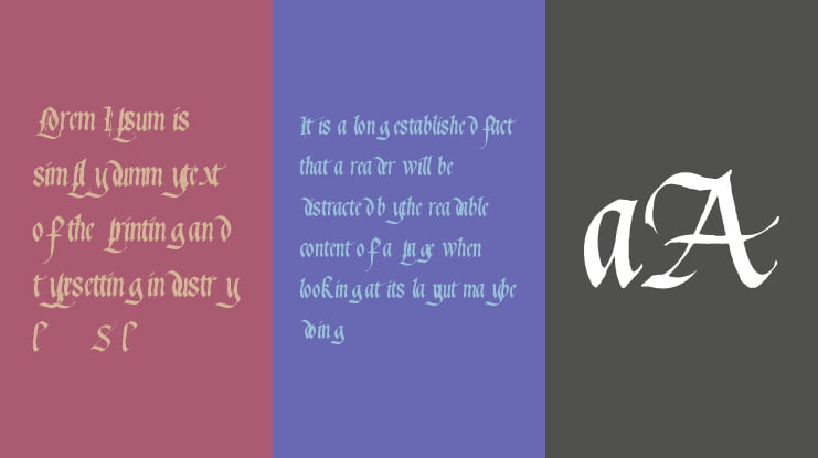 Waters Gothic Font