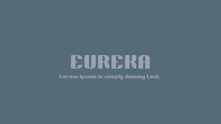 EUREKA Font