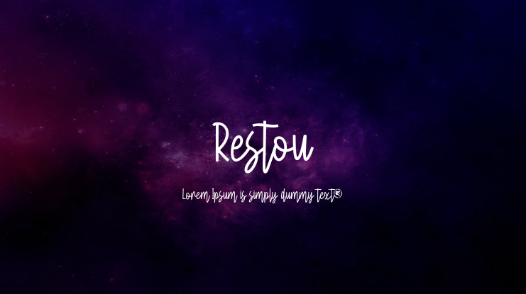 Restou Font