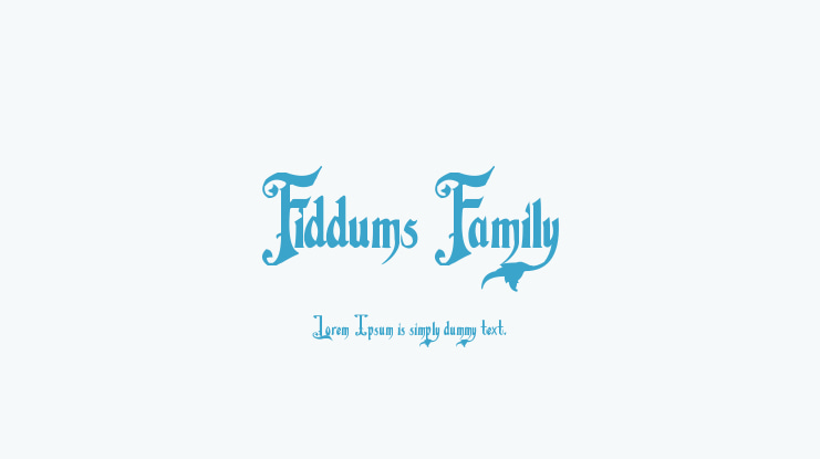Fiddums Family Font