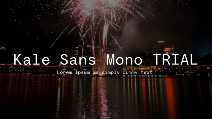 Kale Sans Mono TRIAL Font