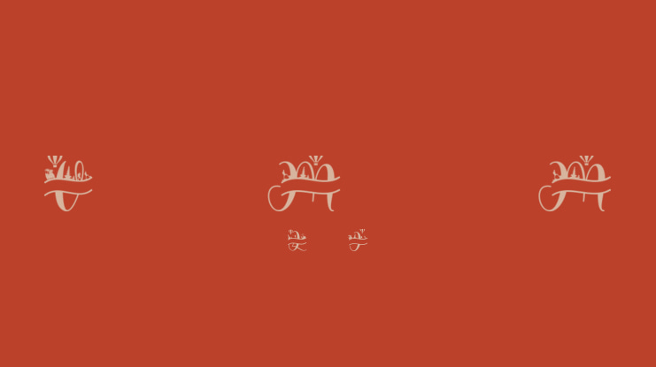 Vacation Monogram (Monogram) Font Family