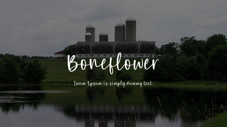 Boneflower Font