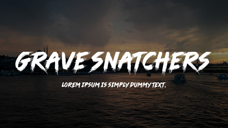Grave Snatchers Font