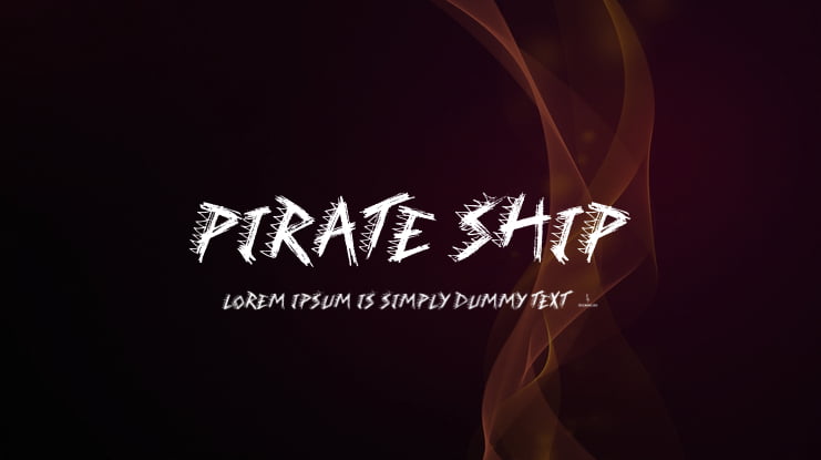 Pirate Ship Font