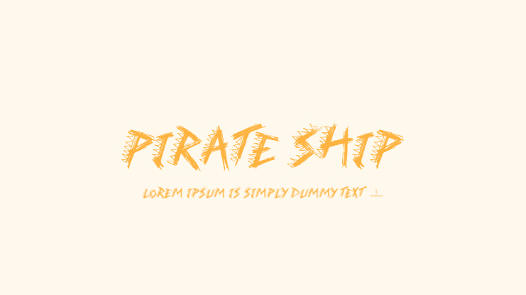 Pirate Ship Font