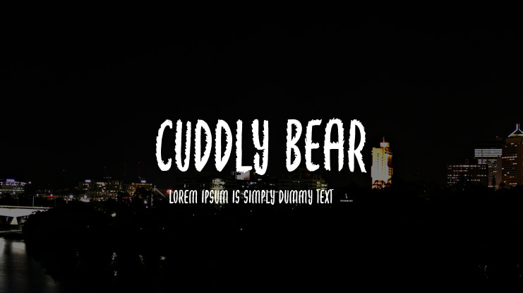 Cuddly Bear Font