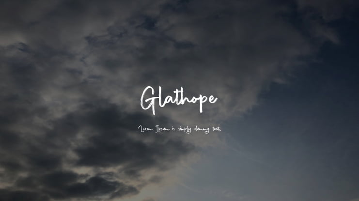 Glathope Font
