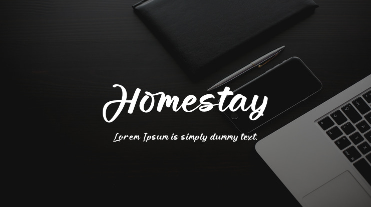 Homestay Font
