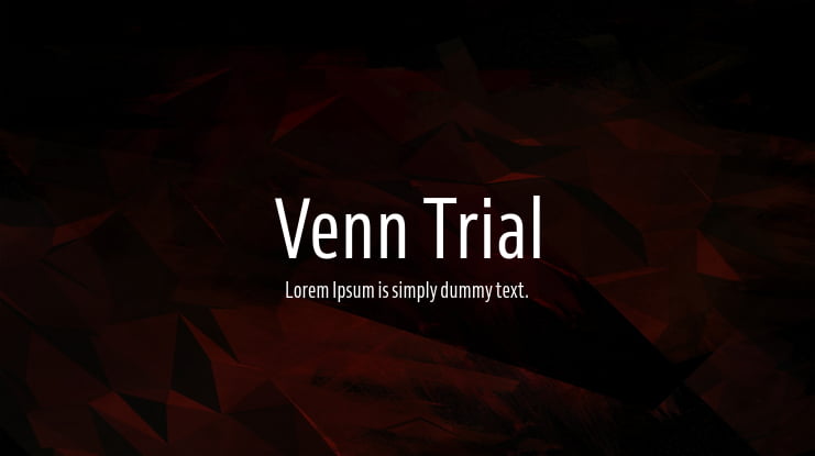Venn Trial Font Family