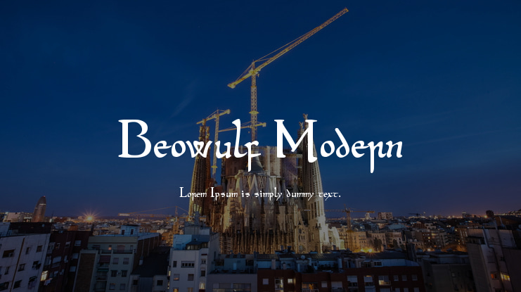 Beowulf Modern Font