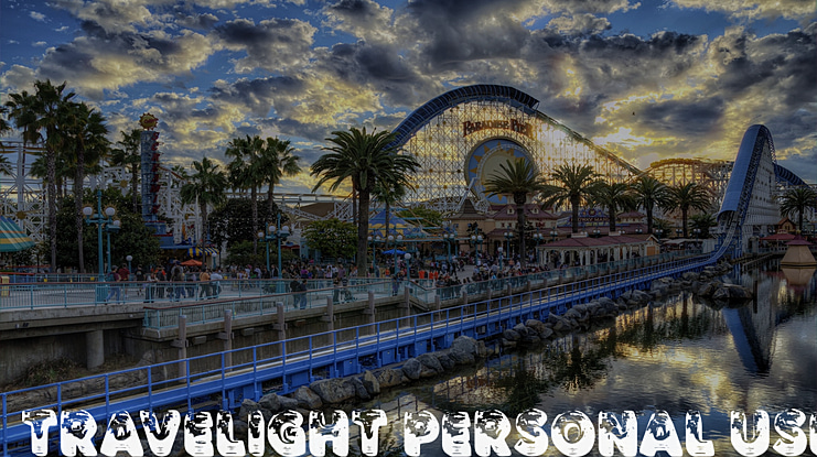 TRAVELIGHT PERSONAL USE Font