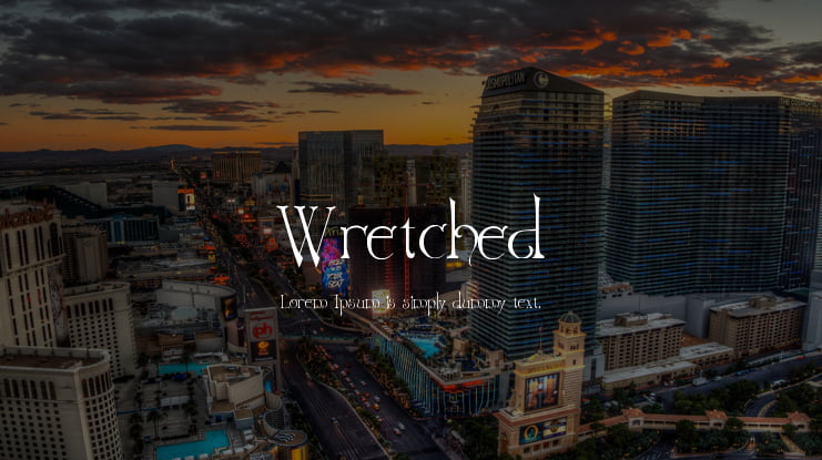 Wretched Font
