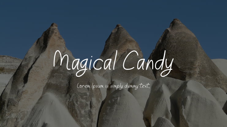 Magical Candy Font