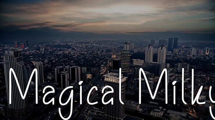 Magical Milky Font