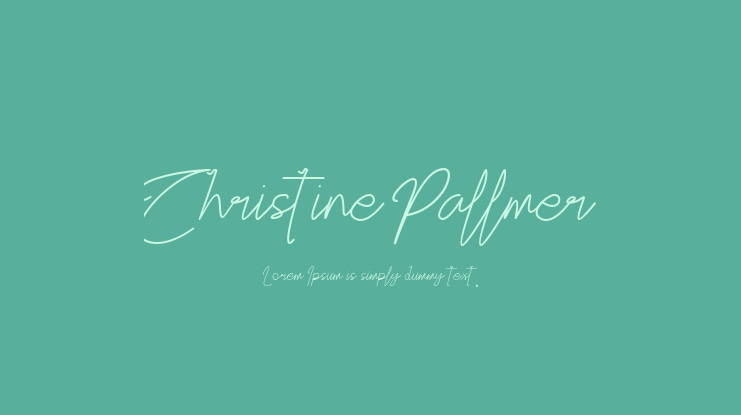 Christine Pallmer Font