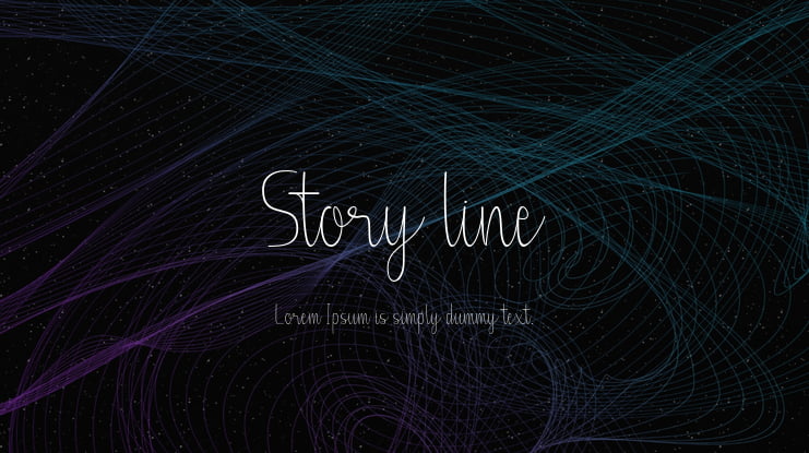 Story line Font