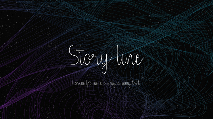 Story line Font