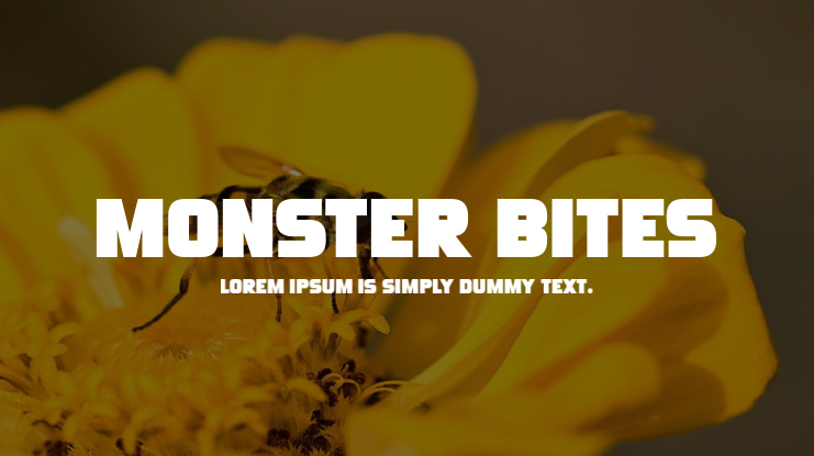 Monster Bites Font Family
