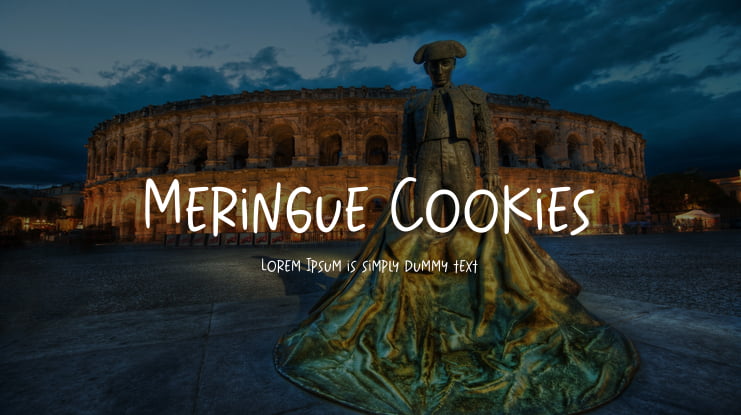 Meringue Cookies Font