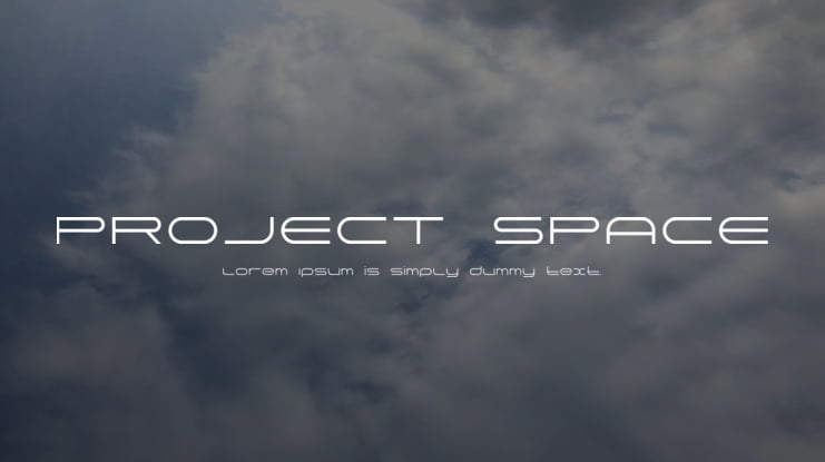 PROJECT SPACE Font