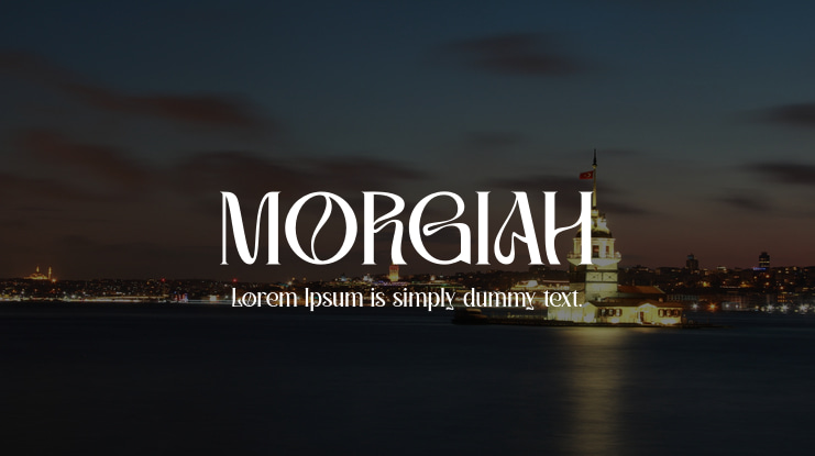 MORGIAH Font