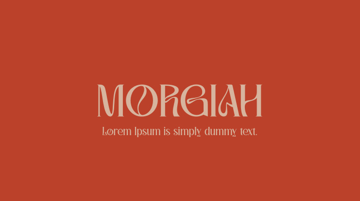 MORGIAH Font
