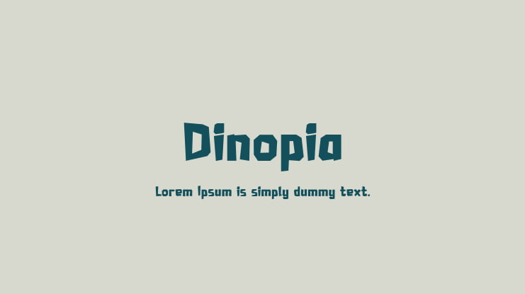 Dinopia Font Family