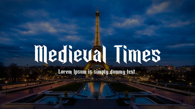 Medieval Times Font