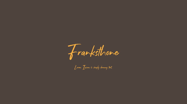 Franksthone Font