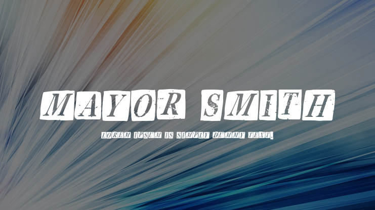 Mayor Smith Font