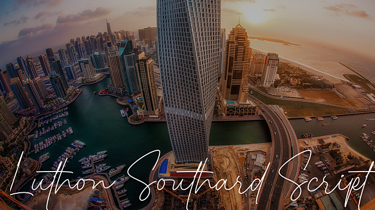 Luthon Southard Script Font