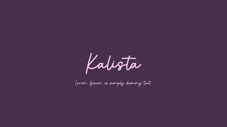 Kalista Font